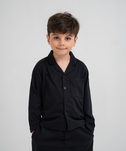 Kids' Button Down Pajama Set